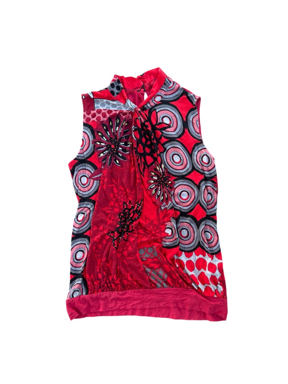 Desigual Y2K Tank Top Graphic Print